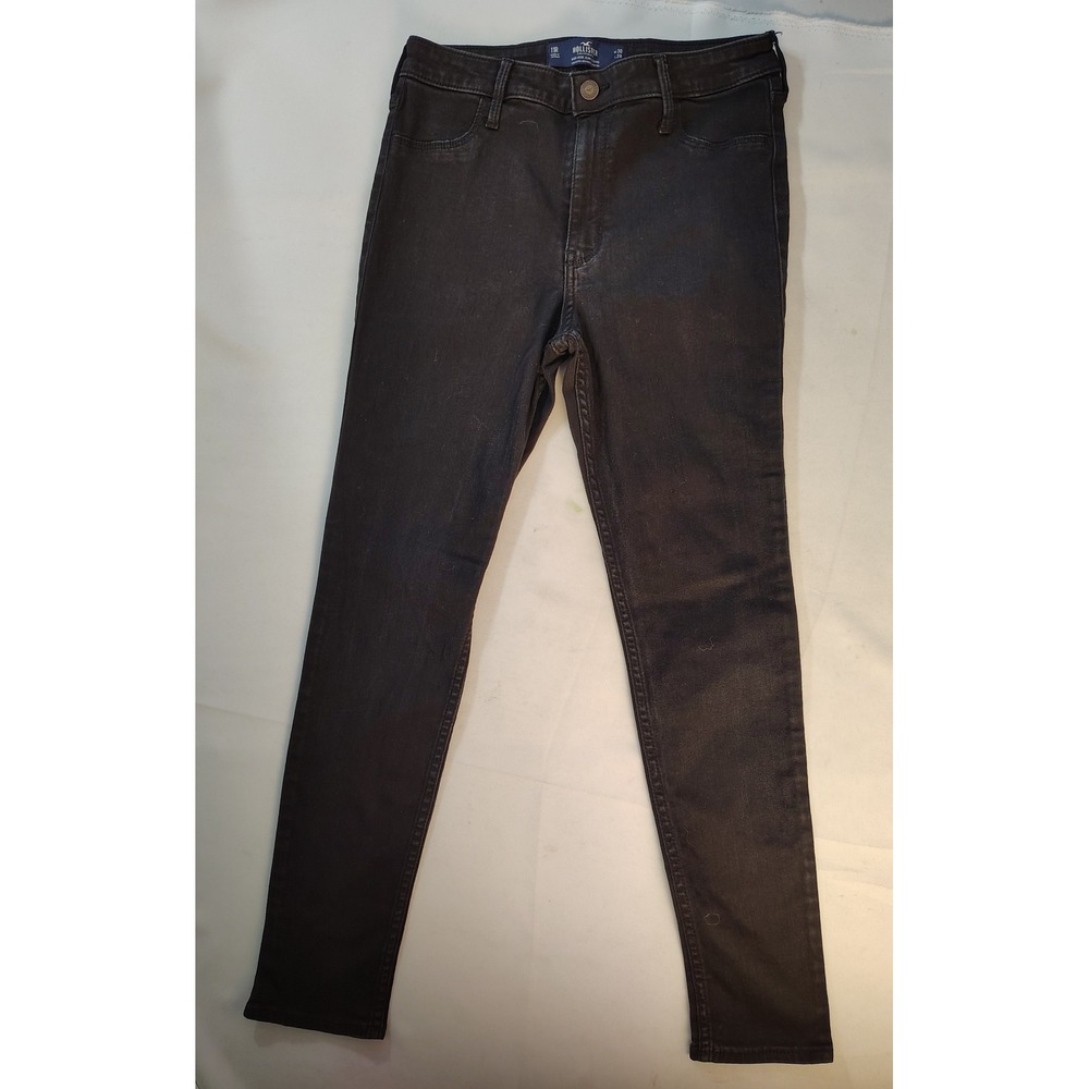 Hollister High-Rise Jean Legging Black W30 L28 Advanced Stretch Skinny 11R Y2K